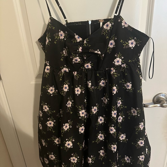 Free People In A Bubble Mini Dress in Black - Picture 3 of 7